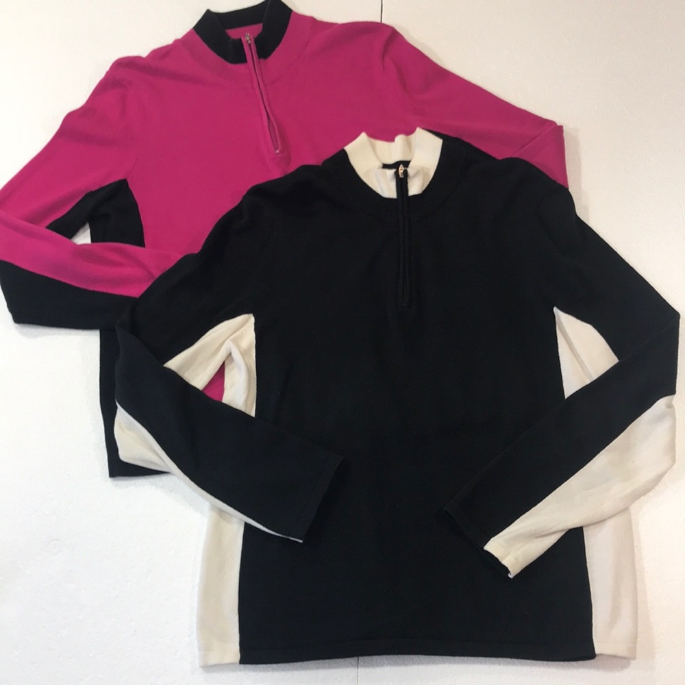 Bundle of 2 Rafaella Knit Pullover Size XL